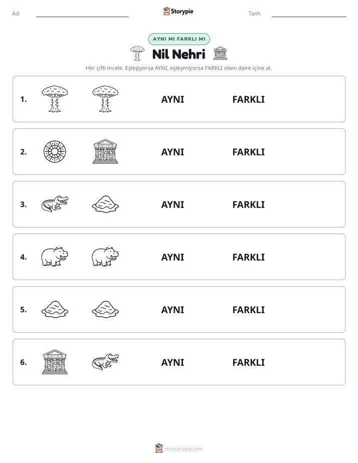 Aynı mı Farklı mı