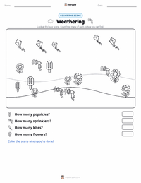 Weather printable worksheet preview