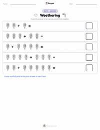 Weather printable worksheet preview