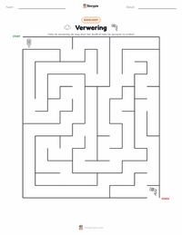 Weer afdrukbare werkblad voorbeeld
