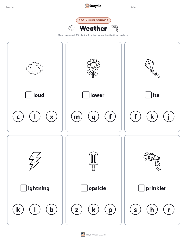Beginning Sounds