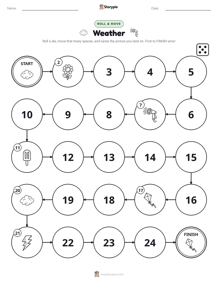 Roll & Move Game