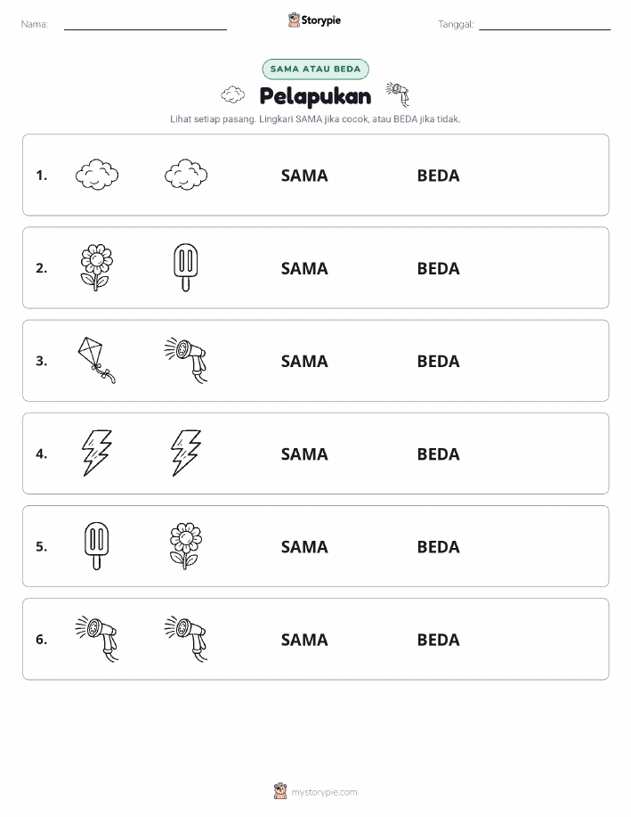 Sama atau Berbeda