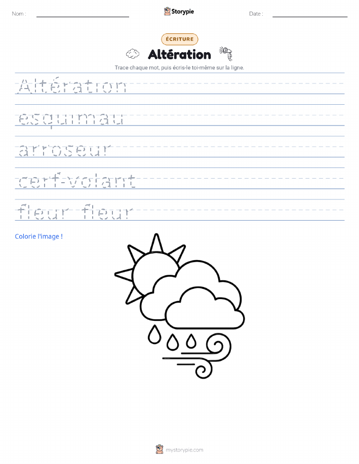 Pratique d'écriture