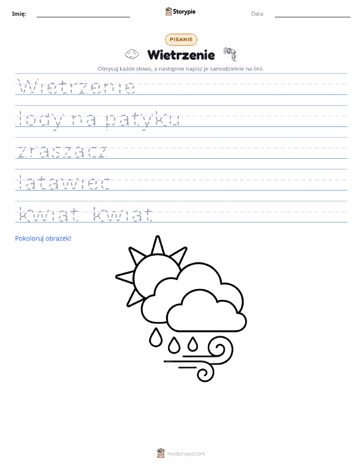 Ćwiczenie Pisania