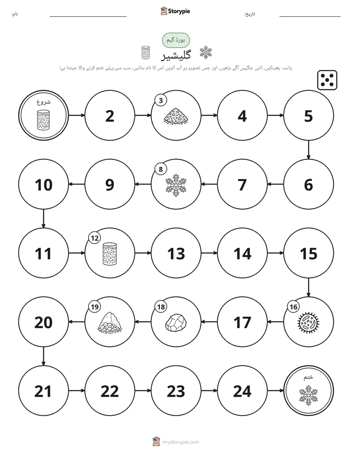 رول اور منتقل کریں کھیل