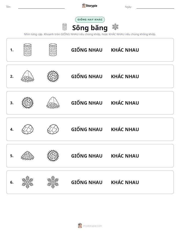 Giống Hay Khác