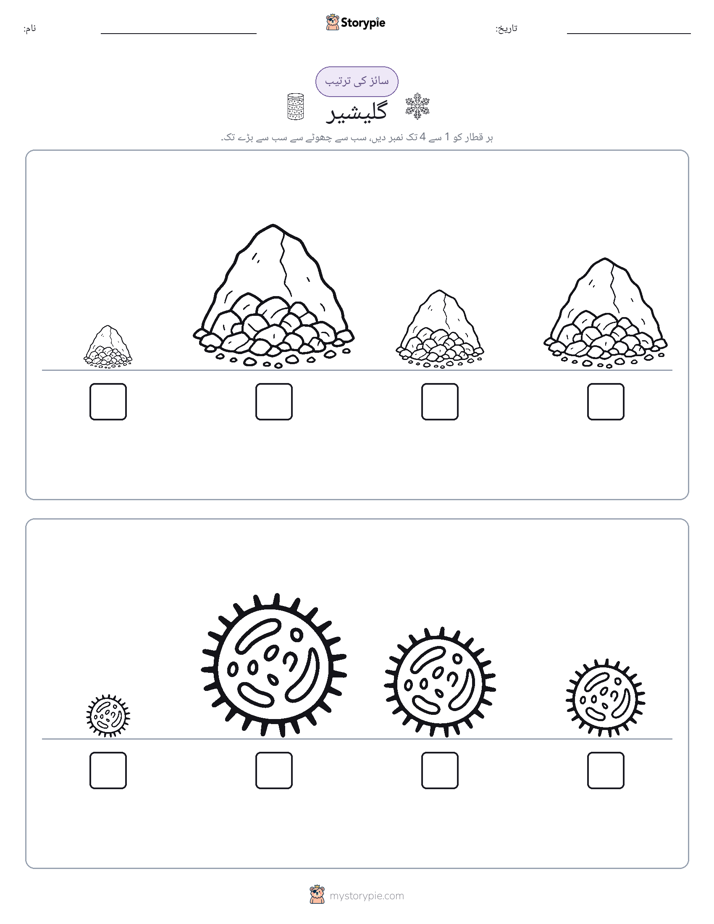 سائز کی ترتیب