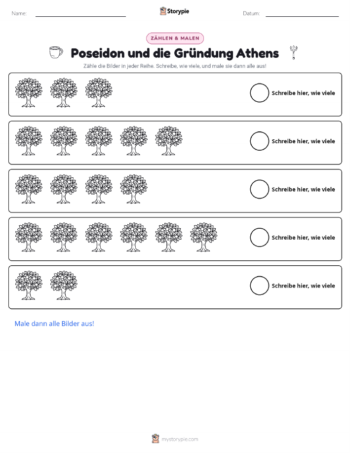 Zählen & Ausmalen