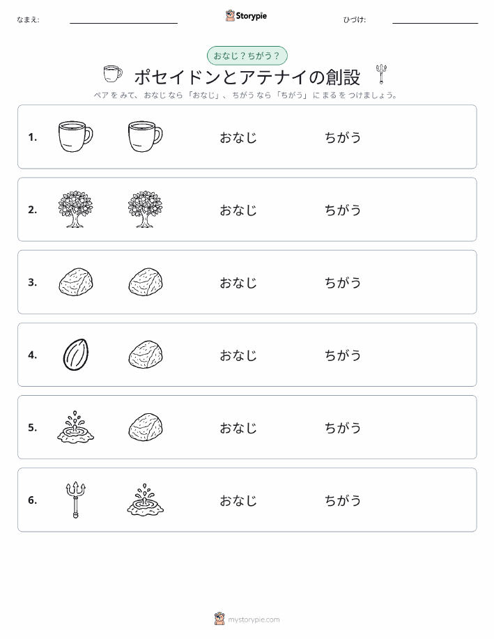 同じか違うか