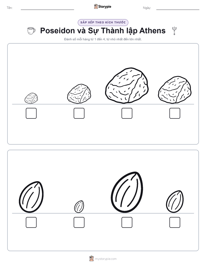 Thứ Tự Kích Thước