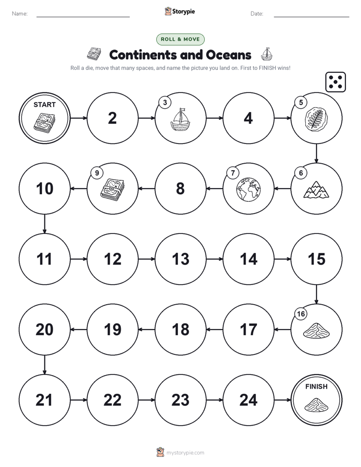 Roll & Move Game