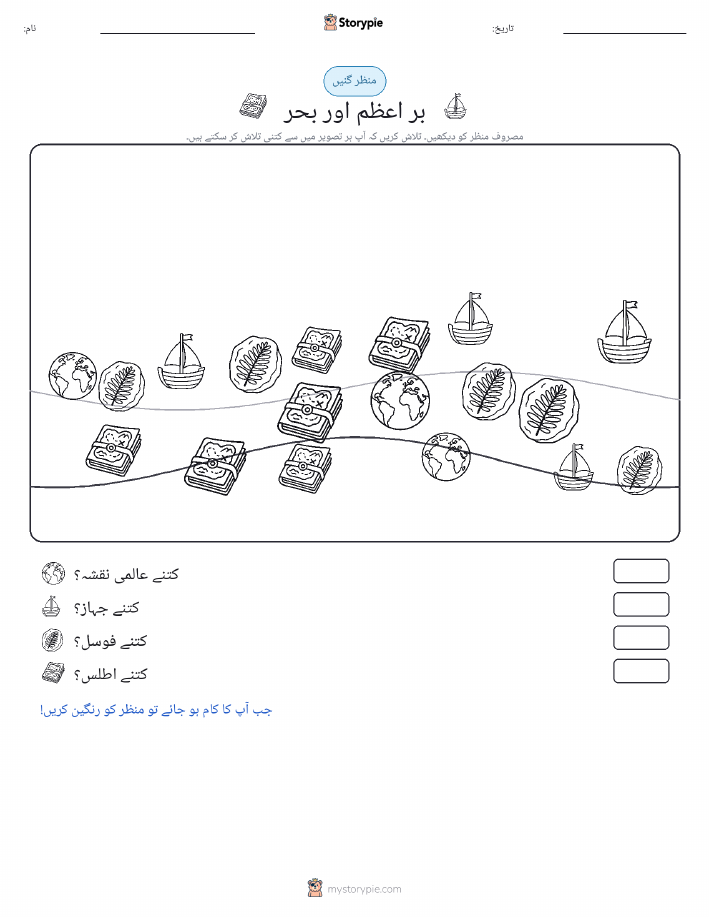 گنتی کا منظر