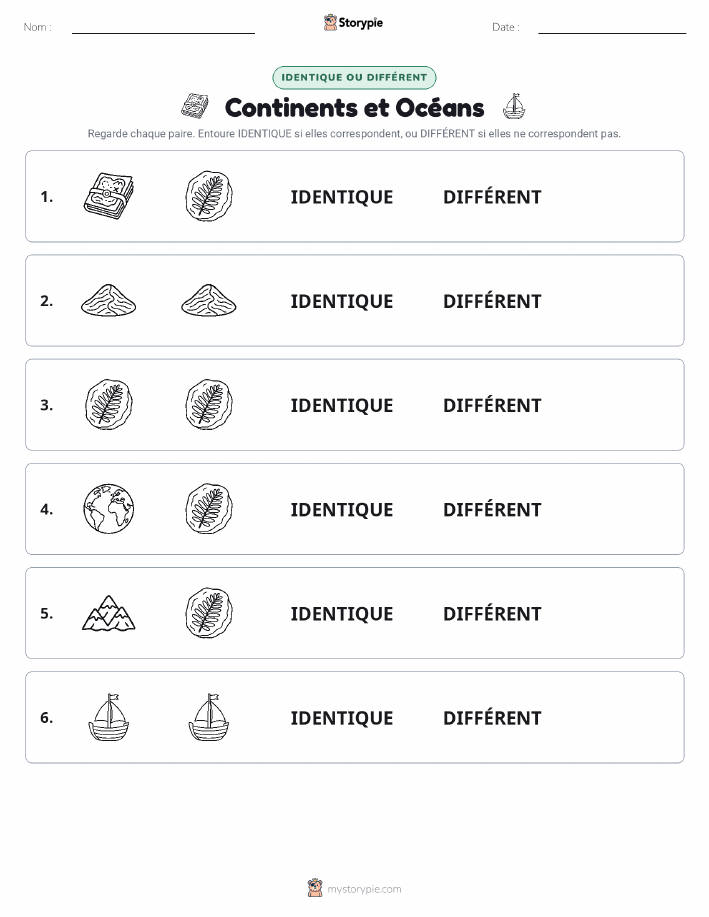 Identique ou Différent