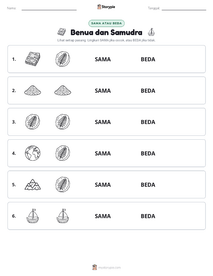 Sama atau Berbeda