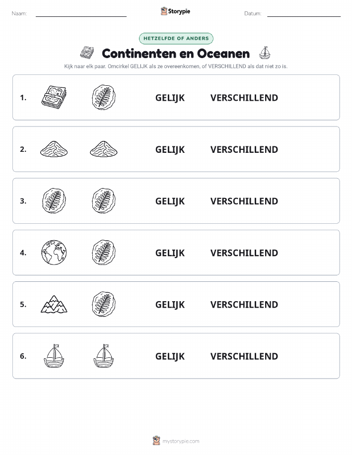 Zelfde of Verschillend