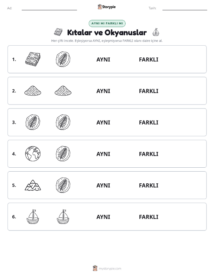 Aynı mı Farklı mı