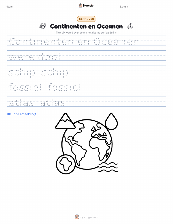 Schrijf Oefening