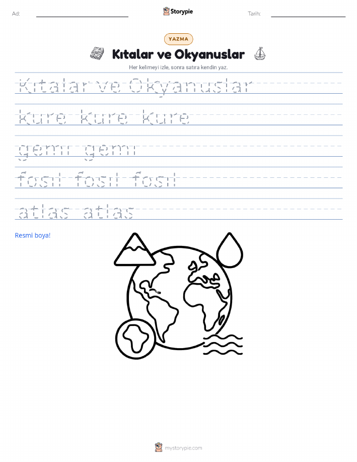 Yazma Pratiği