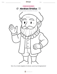 Anteprima della scheda stampabile di Abraham Ortelius