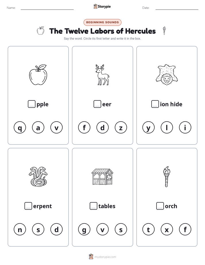 Beginning Sounds