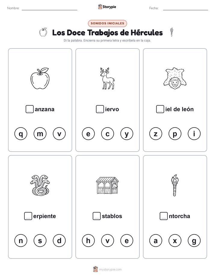 Sonidos Iniciales