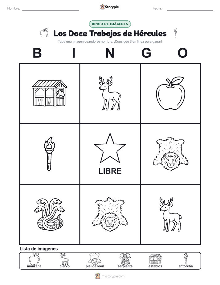 Bingo de Imágenes