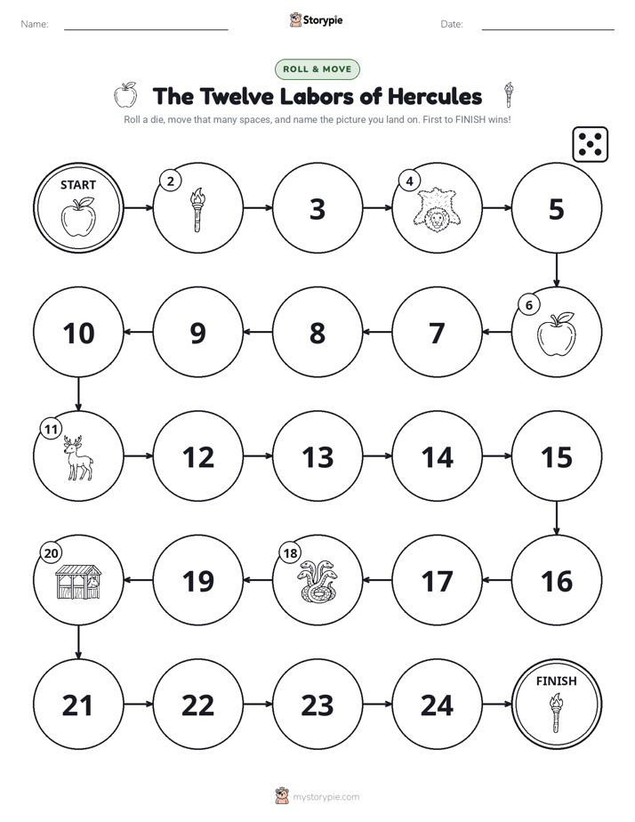 Roll & Move Game