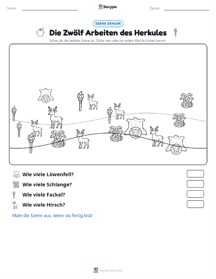 Zähl-Szene