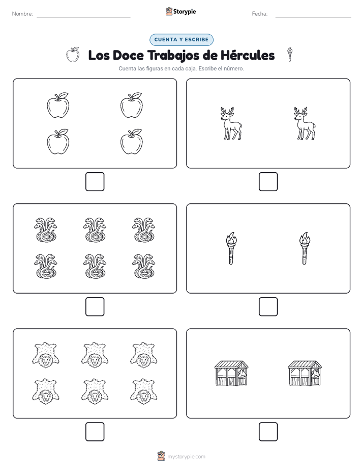 Cuenta y Escribe