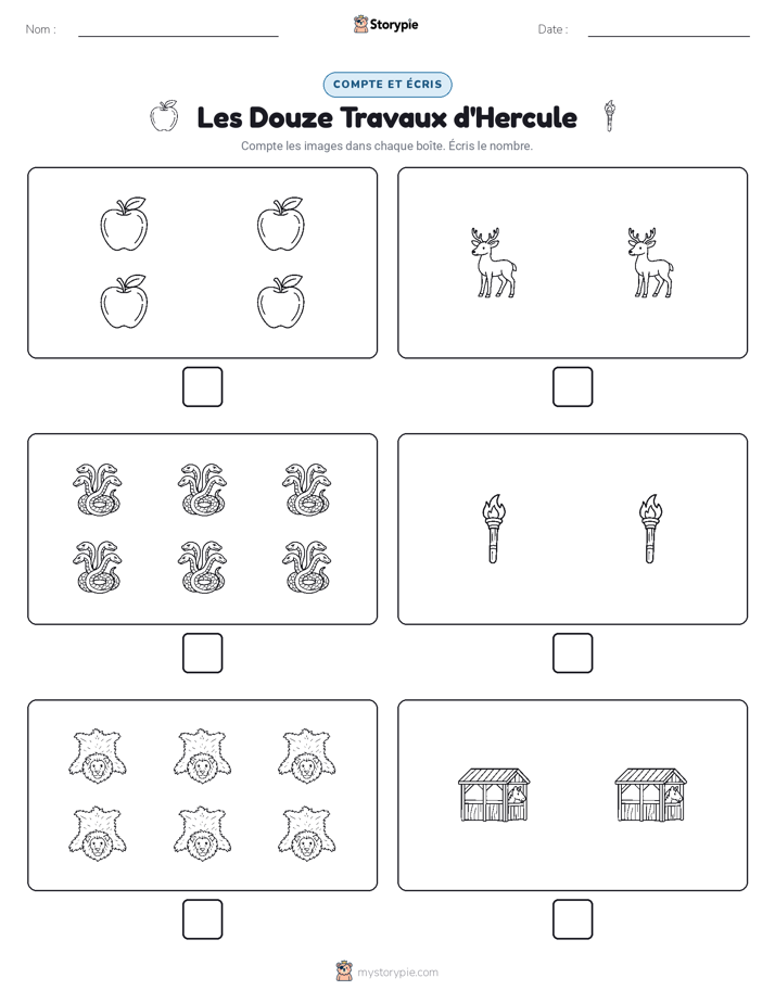 Compter & Écrire