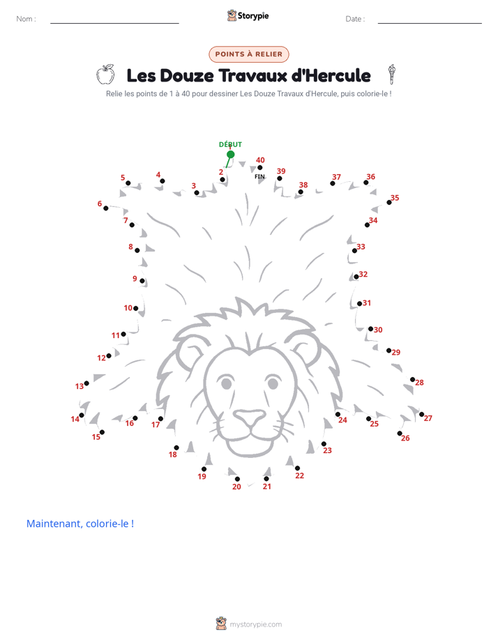 Relie les points