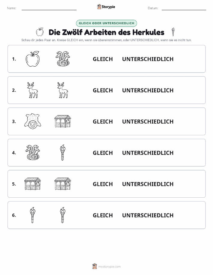 Gleich oder Anders