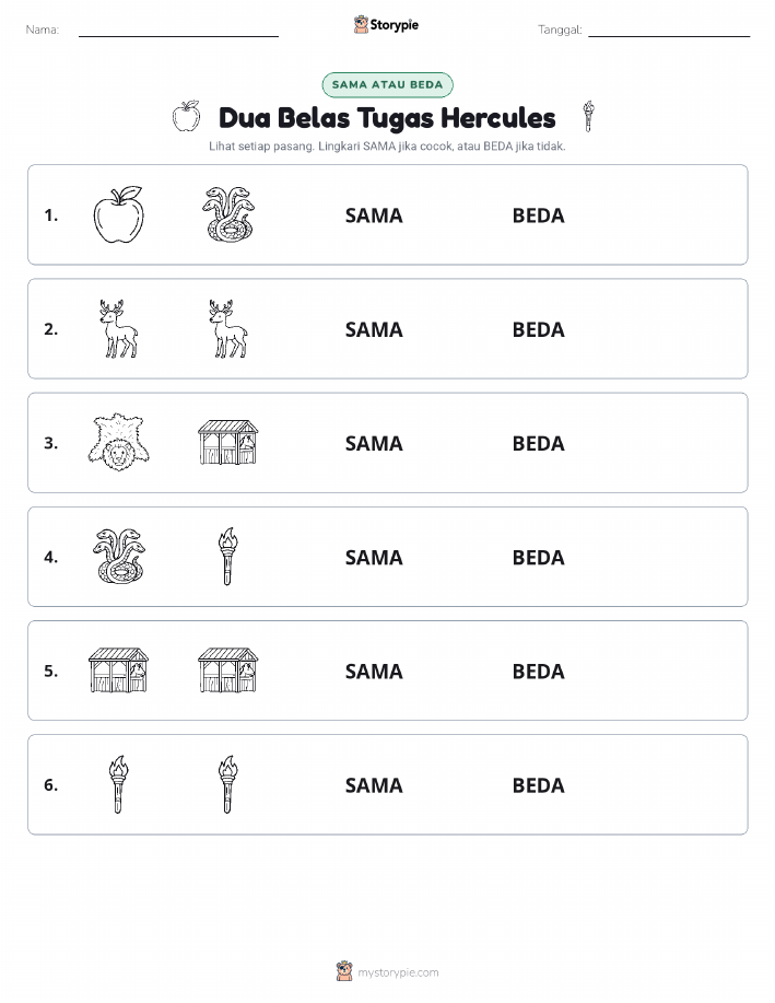 Sama atau Berbeda