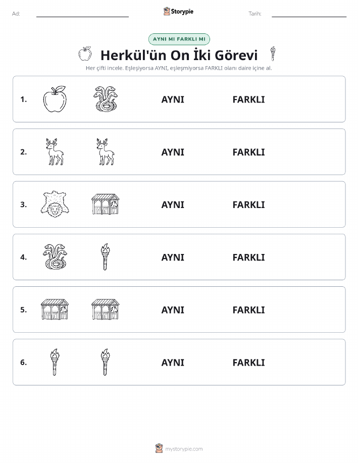 Aynı mı Farklı mı