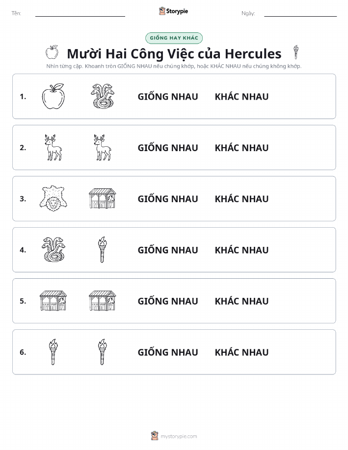 Giống Hay Khác