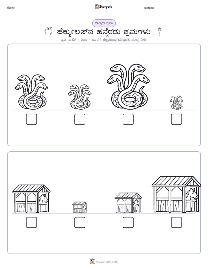 ಗಾತ್ರ ಕ್ರಮ
