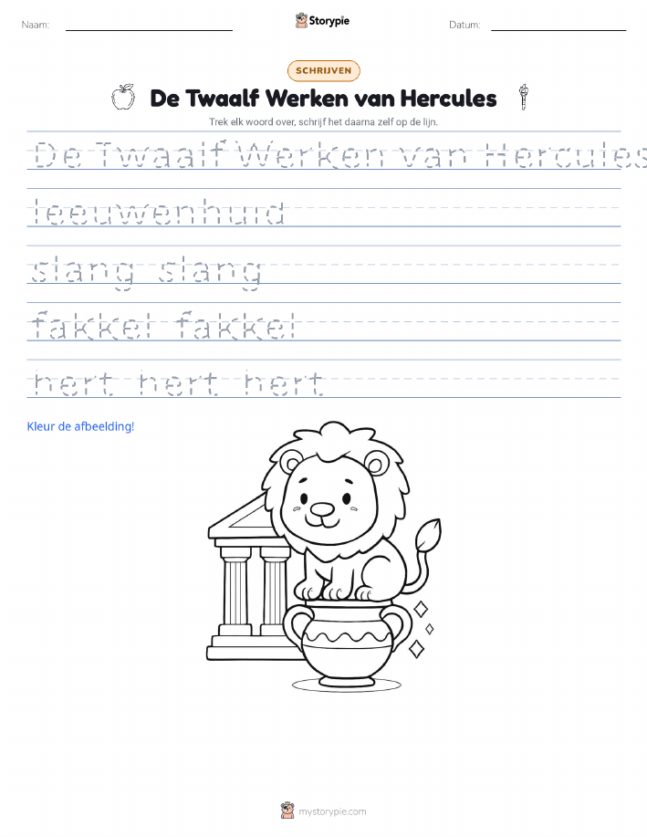 Schrijf Oefening