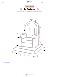 Anteprima della scheda stampabile di Re Euristeo