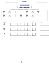 Prévia da folha de atividades imprimível Rei Euristeu