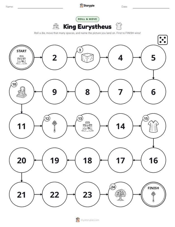Roll & Move Game