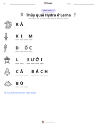 Xem trước tài liệu in sẵn Thủy quái Hydra ở Lerna