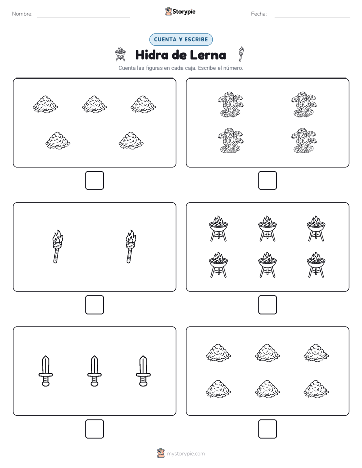 Cuenta y Escribe