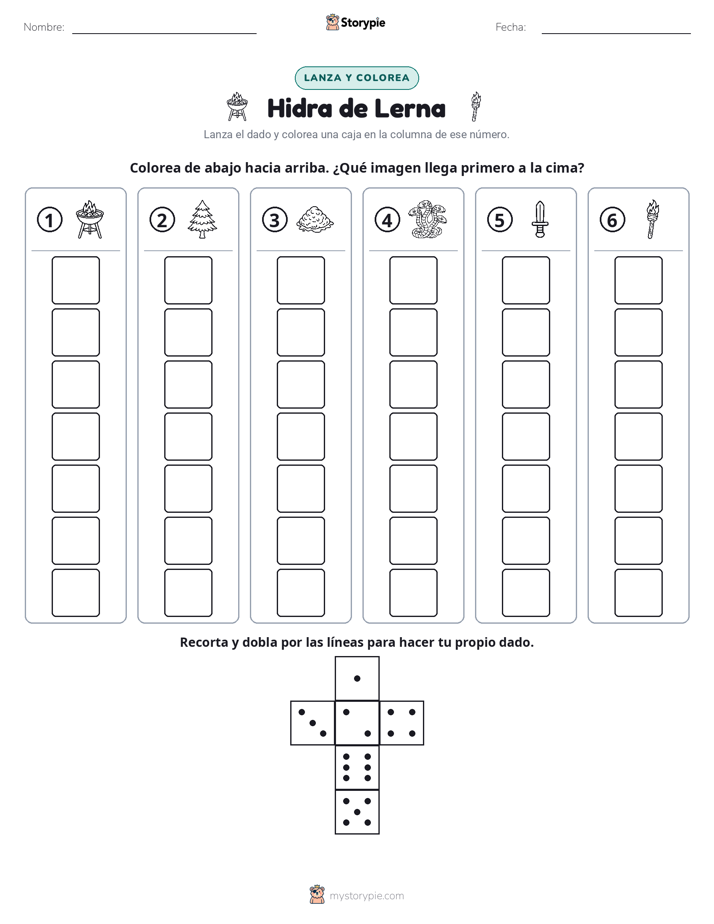 Rueda y Colorea