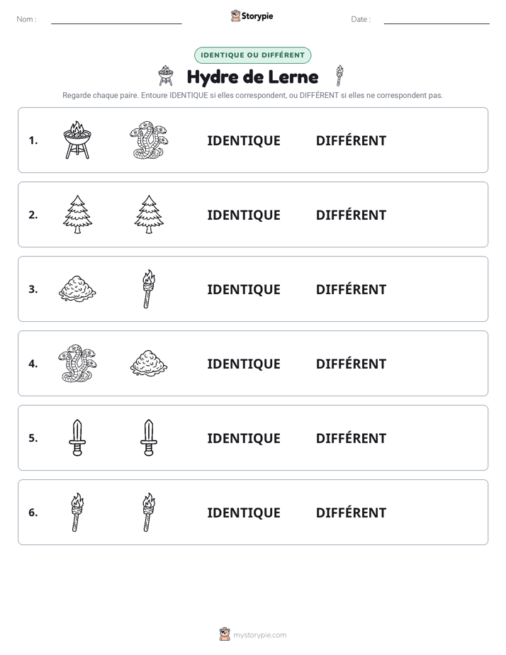 Identique ou Différent