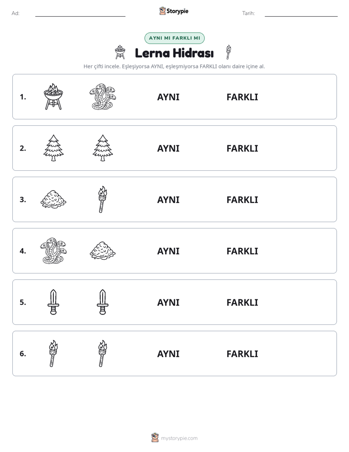 Aynı mı Farklı mı