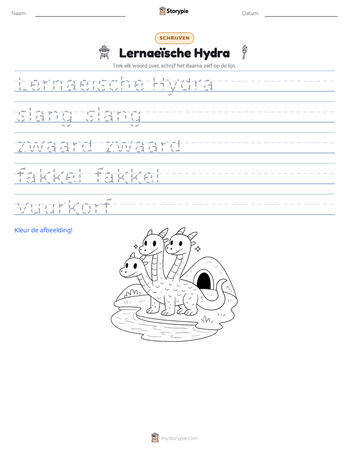 Schrijf Oefening