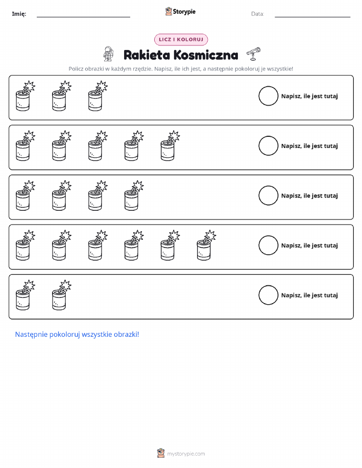 Liczenie i Kolorowanie