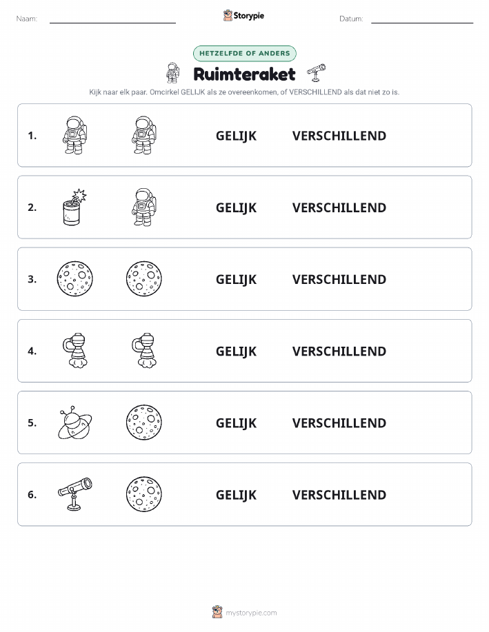 Zelfde of Verschillend