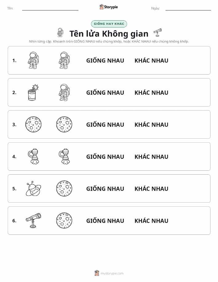 Giống Hay Khác